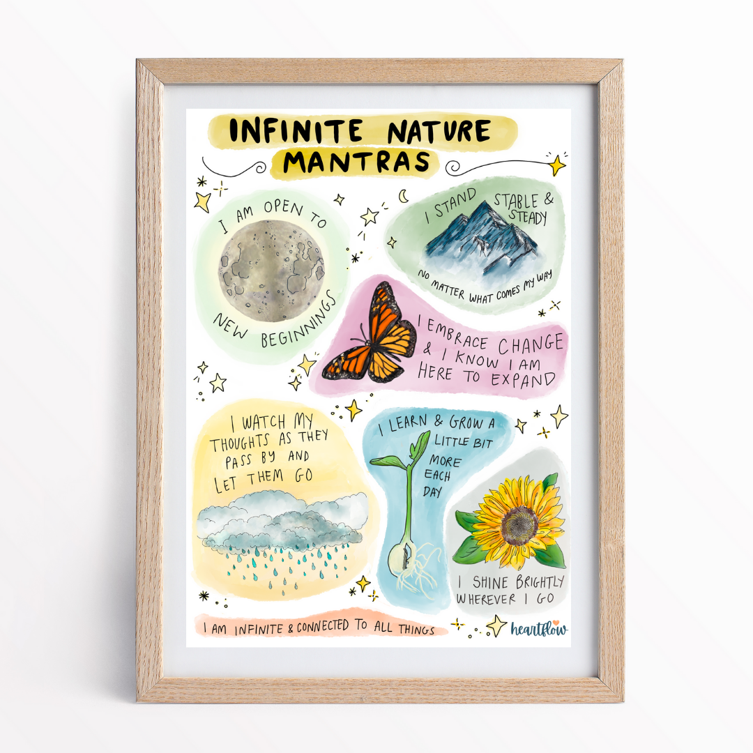 Infinite Nature Mantra Art Print